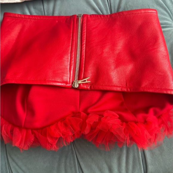 Red Ruffled Heart Top - Picture 3 of 3